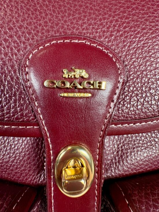 Coach Hadley Backpack in Deep Burgundy main image 5